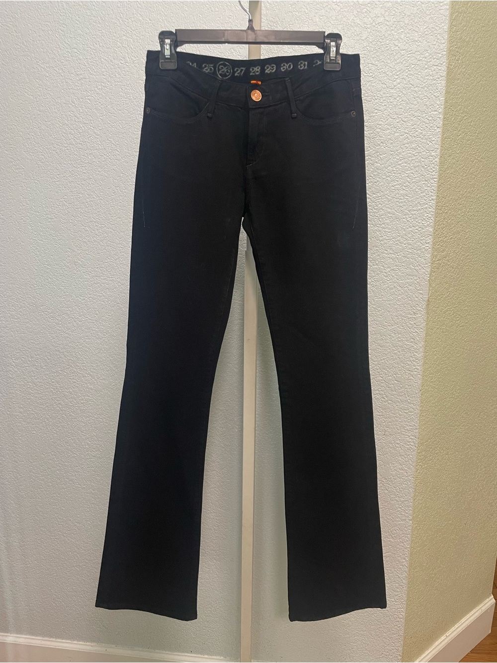 Earnest Sewn Black Boot Cut Jeans Keaton